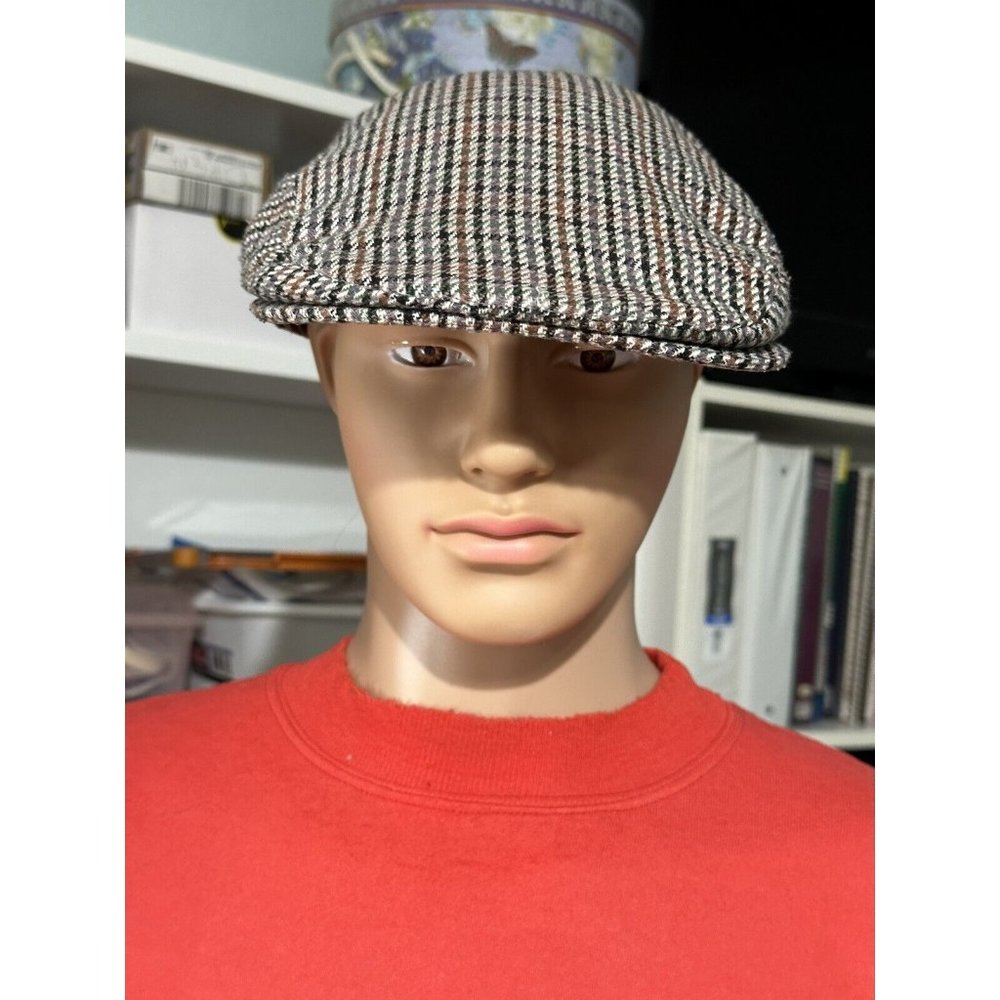 Classic Tweed Country Flat Cap by U3i Hats and Accessories LLC